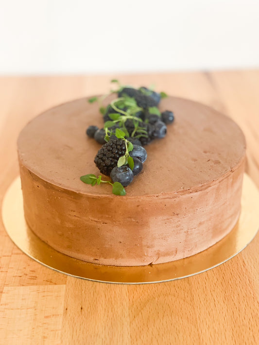 Vegaaninen suklaakakku 6 hlö